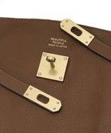 Oiled Leather Large Market Bag-beautiful people-Forget-me-nots Online Store