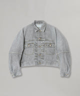 Selvedge Denim O/D No Shoulder Blouson-beautiful people-Forget-me-nots Online Store