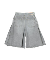 Selvedge Denim O/D Tuck Skirt Pants-beautiful people-Forget-me-nots Online Store