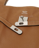 Large Market Bag In Shrink Leather-beautiful people-Forget-me-nots Online Store