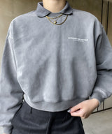 <Archive Sale>Crew Neck Sweat-Forget-me-nots-Forget-me-nots Online Store