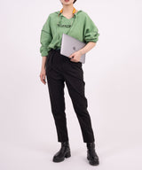 <Archive Sale>Double Tuck Tapered Slacks-Forget-me-nots-Forget-me-nots Online Store