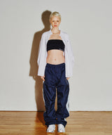 Rib Bandeau Bra-Forget-me-nots-Forget-me-nots Online Store