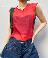 Sheer Sleeveless-Forget-me-nots-Forget-me-nots Online Store