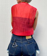 Sheer Sleeveless-Forget-me-nots-Forget-me-nots Online Store