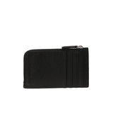 Grained Leather Zipped Cardholder-courrèges-Forget-me-nots Online Store