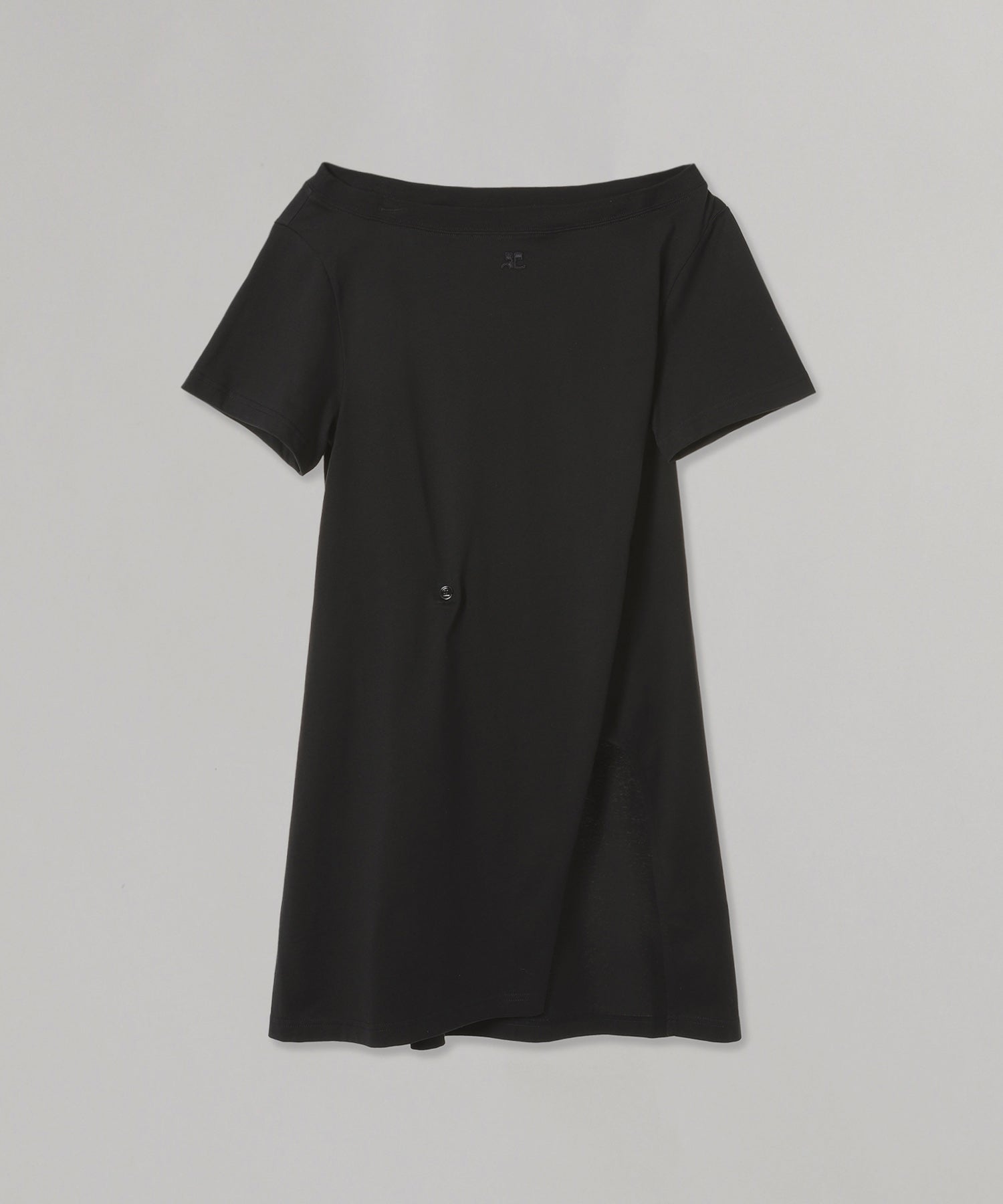 Courreges クレージュ ミニワンピ COURREGES クレージュ ロゴ エナメル ミニワンピース ドレス
