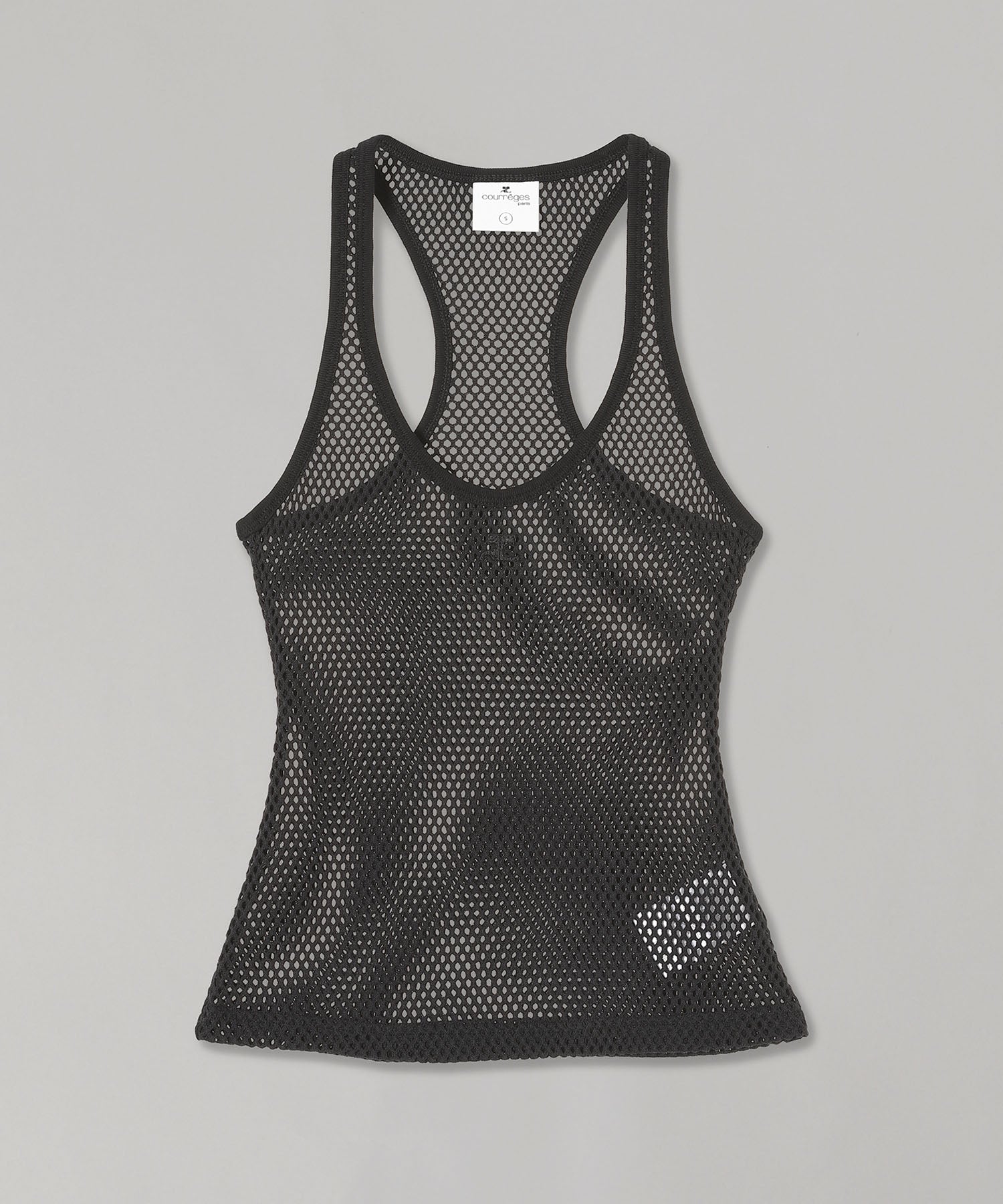 REEDITION RIB KNIT TANK TOP - courrèges