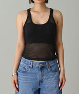 Scuba Mesh Tank Top-courrèges-Forget-me-nots Online Store