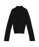 Twist Pique Crop Polo-courrèges-Forget-me-nots Online Store