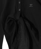 Twist Pique Crop Polo-courrèges-Forget-me-nots Online Store