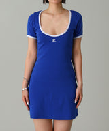 Holistic Contrast Mini Dress-courrèges-Forget-me-nots Online Store