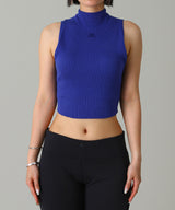 Mockneck Light Rib Top-courrèges-Forget-me-nots Online Store