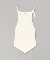 Pointy Buckle Rib Knit Top-courrèges-Forget-me-nots Online Store