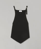 Pointy Buckle Rib Knit Top-courrèges-Forget-me-nots Online Store