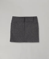 Belted Denim Mini Skirt-courrèges-Forget-me-nots Online Store