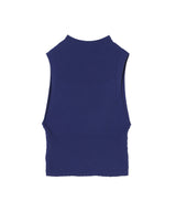Mockneck Light Rib Top-courrèges-Forget-me-nots Online Store