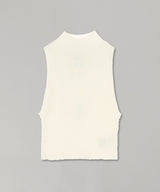 Mockneck Light Rib Top-courrèges-Forget-me-nots Online Store