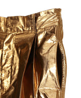 Metallic Zipper Pants-SELENAHELIOS-Forget-me-nots Online Store
