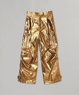Metallic Zipper Pants-SELENAHELIOS-Forget-me-nots Online Store