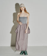 Baretop Taffeta Onepiece-Forget-me-nots-Forget-me-nots Online Store