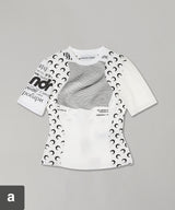 Regenerated Graphic T-Shirts Baby Fit T-Shirt-Marine Serre-Forget-me-nots Online Store