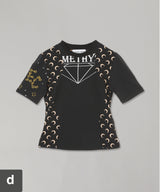 Regenerated Graphic T-Shirts Baby Fit T-Shirt-Marine Serre-Forget-me-nots Online Store