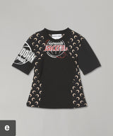 Regenerated Graphic T-Shirts Baby Fit T-Shirt-Marine Serre-Forget-me-nots Online Store