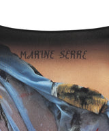 Recycled Draped Statue Jersey Ss Crewneck Top-Marine Serre-Forget-me-nots Online Store