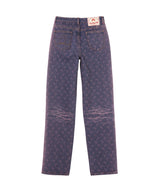 Moon Laser Denim Loose Jeans-Marine Serre-Forget-me-nots Online Store