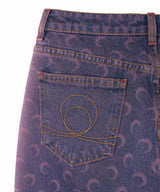 Moon Laser Denim Loose Jeans-Marine Serre-Forget-me-nots Online Store