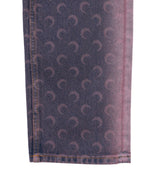 Moon Laser Denim Loose Jeans-Marine Serre-Forget-me-nots Online Store