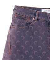 Moon Laser Denim Bermudas-Marine Serre-Forget-me-nots Online Store
