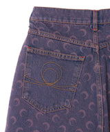 Moon Laser Denim Bermudas-Marine Serre-Forget-me-nots Online Store