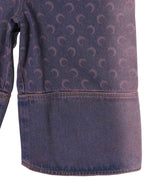 Moon Laser Denim Bermudas-Marine Serre-Forget-me-nots Online Store