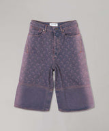 Moon Laser Denim Bermudas-Marine Serre-Forget-me-nots Online Store