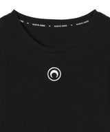 Moon Logo Ribbed Jersey Tube Dress-Marine Serre-Forget-me-nots Online Store