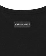 Moon Logo Ribbed Jersey Tube Dress-Marine Serre-Forget-me-nots Online Store