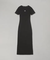 Moon Logo Ribbed Jersey Tube Dress-Marine Serre-Forget-me-nots Online Store