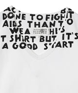 T-Shirt-MM6 Maison Margiela-Forget-me-nots Online Store