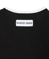 Moon Logo Bicolor Jersey Ls T-Shirt-Marine Serre-Forget-me-nots Online Store
