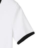 Moon Logo Bicolor Jersey Ss Cropped Top-Marine Serre-Forget-me-nots Online Store