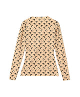 Moon Printed Jersey Ls Crewneck Top-Marine Serre-Forget-me-nots Online Store