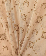 Moonogram Mesh Flock Ls Cropped Top-Marine Serre-Forget-me-nots Online Store