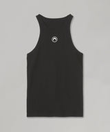 Moon Logo Ribbed Jersey Tank Top-Marine Serre-Forget-me-nots Online Store