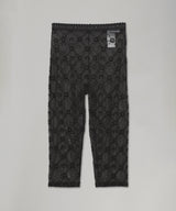 Moonogram Mesh Flock Capri Pants-Marine Serre-Forget-me-nots Online Store