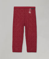 Moonogram Mesh Flock Capri Pants-Marine Serre-Forget-me-nots Online Store