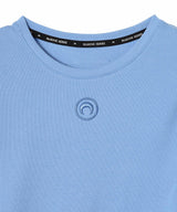 Moon Logo Ribbed Jersey Ls Mini Crewneck Dress-Marine Serre-Forget-me-nots Online Store