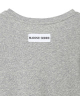Moon Logo Ribbed Jersey Ls Mini Crewneck Dress-Marine Serre-Forget-me-nots Online Store