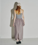 Baretop Taffeta Onepiece-Forget-me-nots-Forget-me-nots Online Store